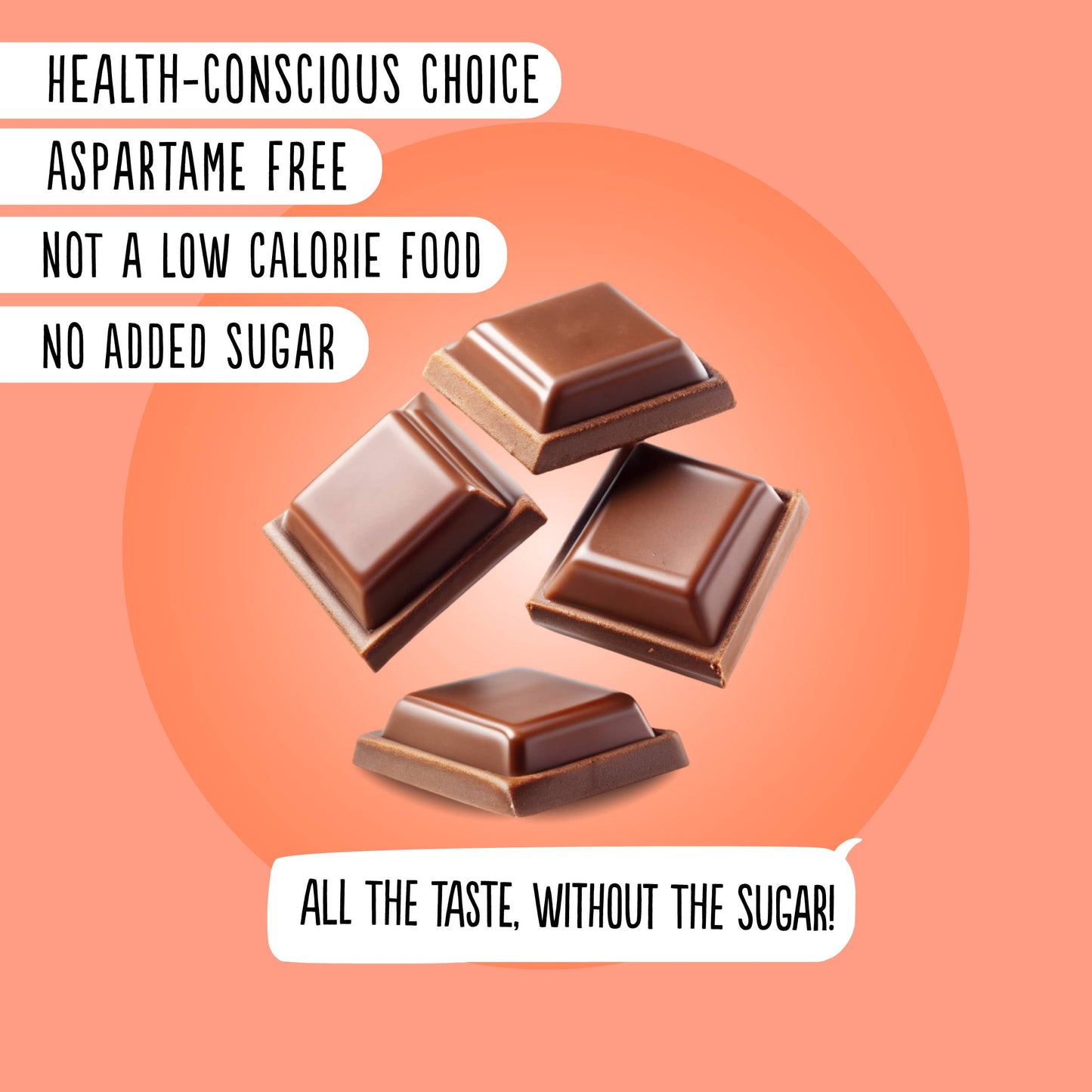 Diablo No Added Sugar Milk Chocolate