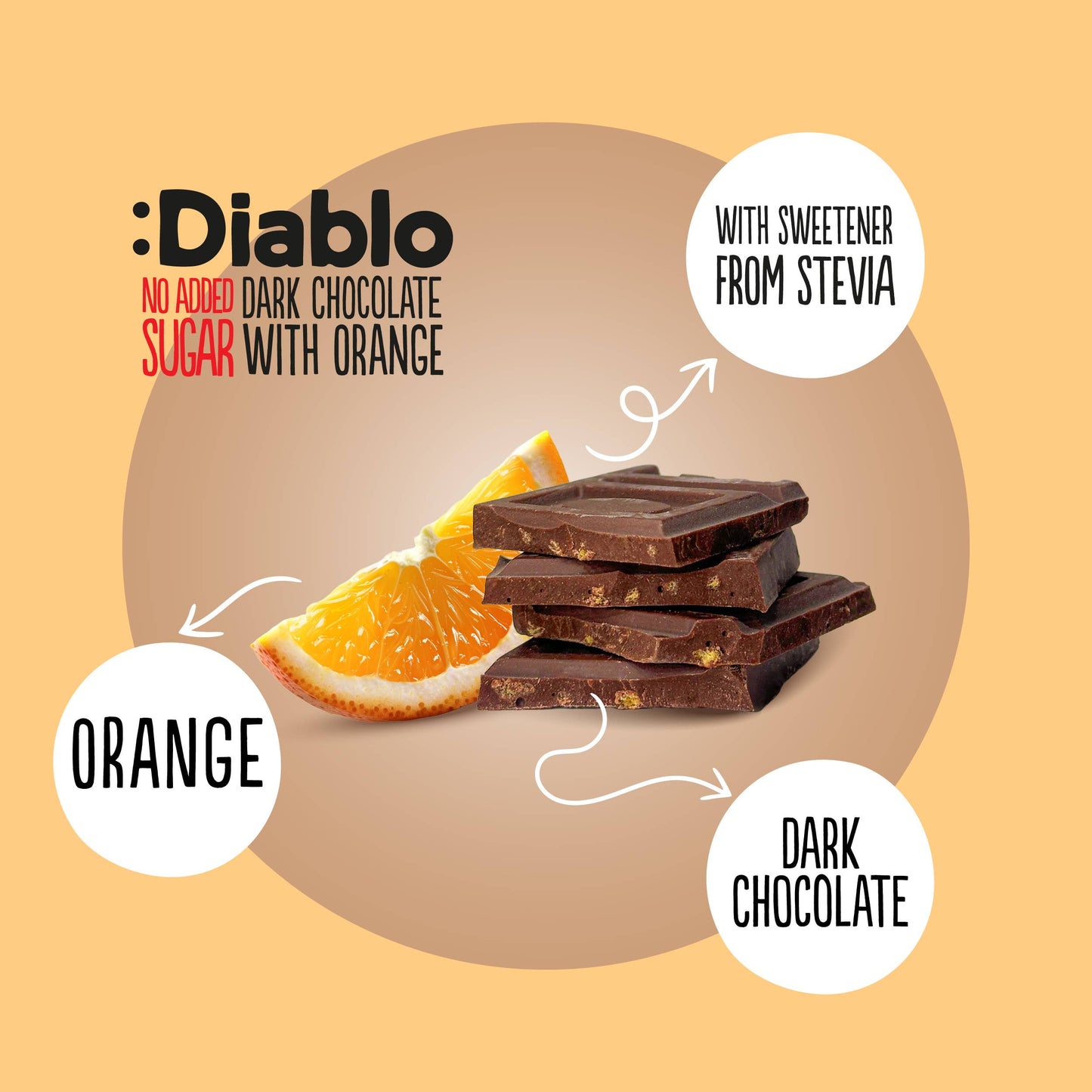Diablo Dark Chocolate with Orange