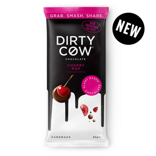 CHERRY POP PLANT BASED VEGAN CHOCOLATE BAR