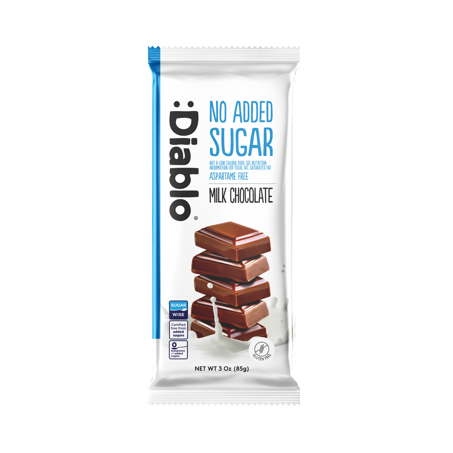 Diablo No Added Sugar Milk Chocolate