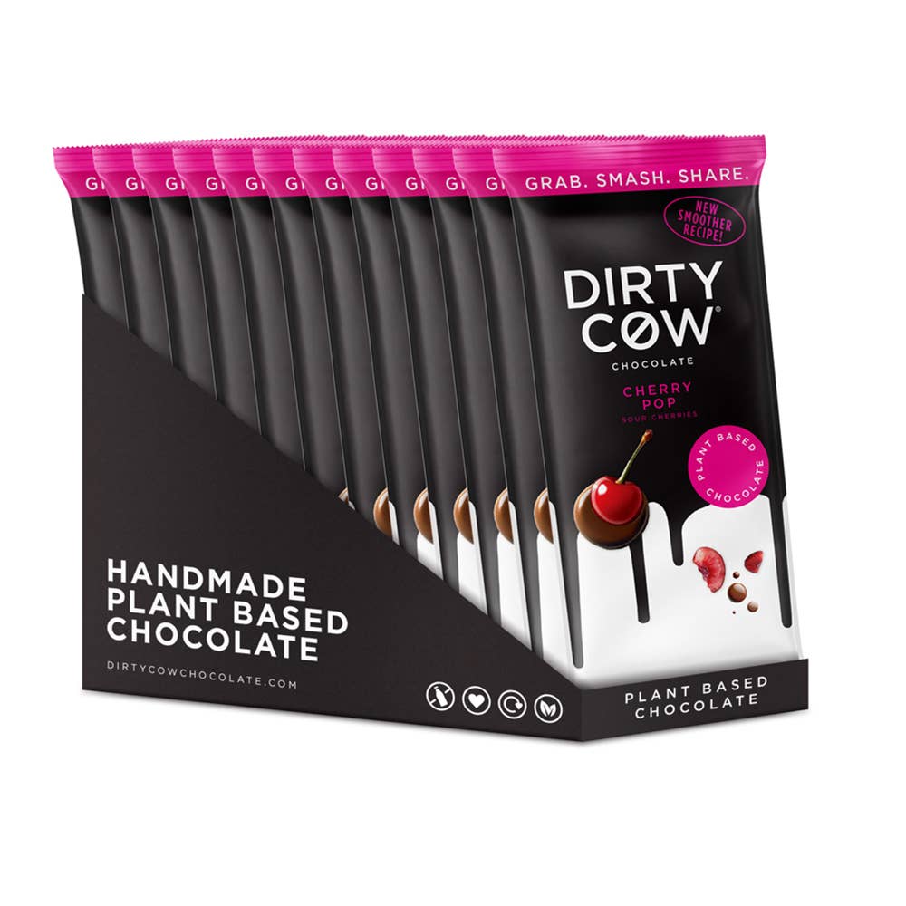 CHERRY POP PLANT BASED VEGAN CHOCOLATE BAR