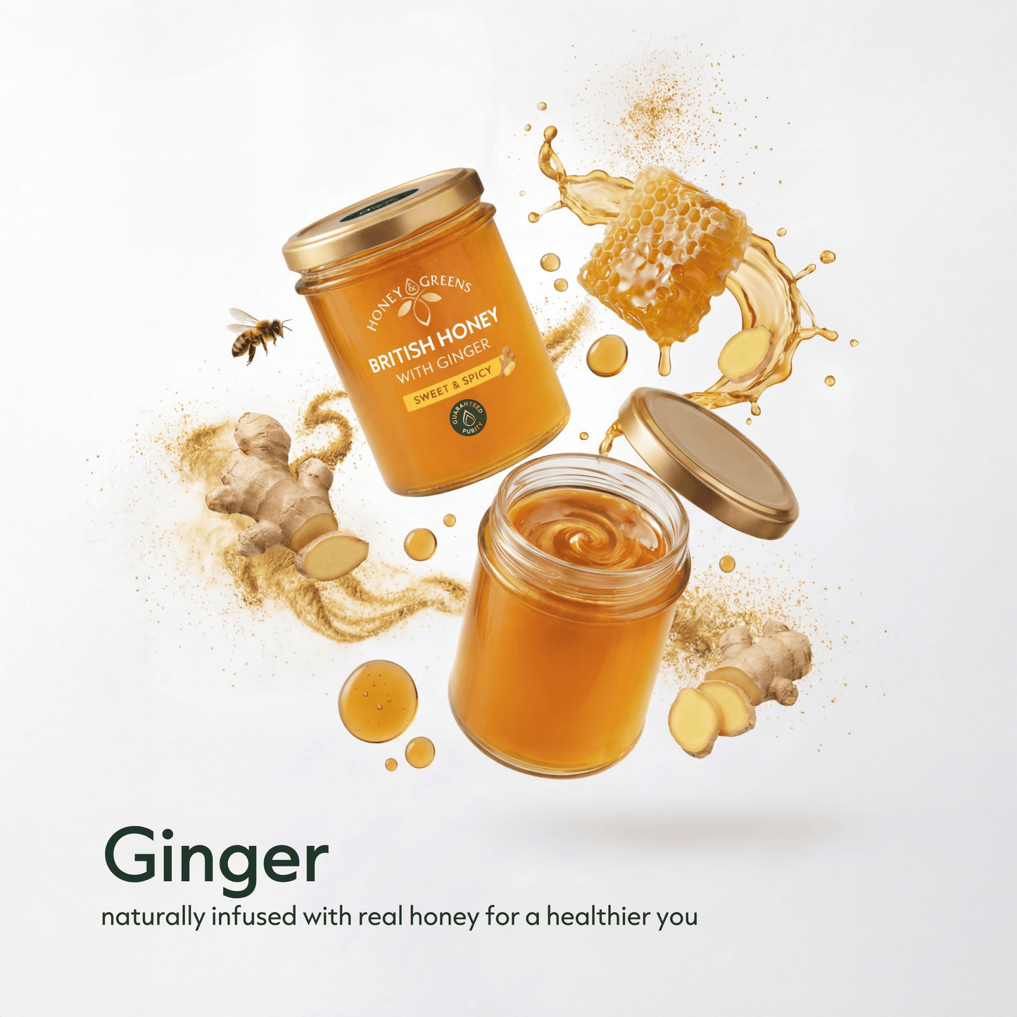 British Ginger Shine Honey