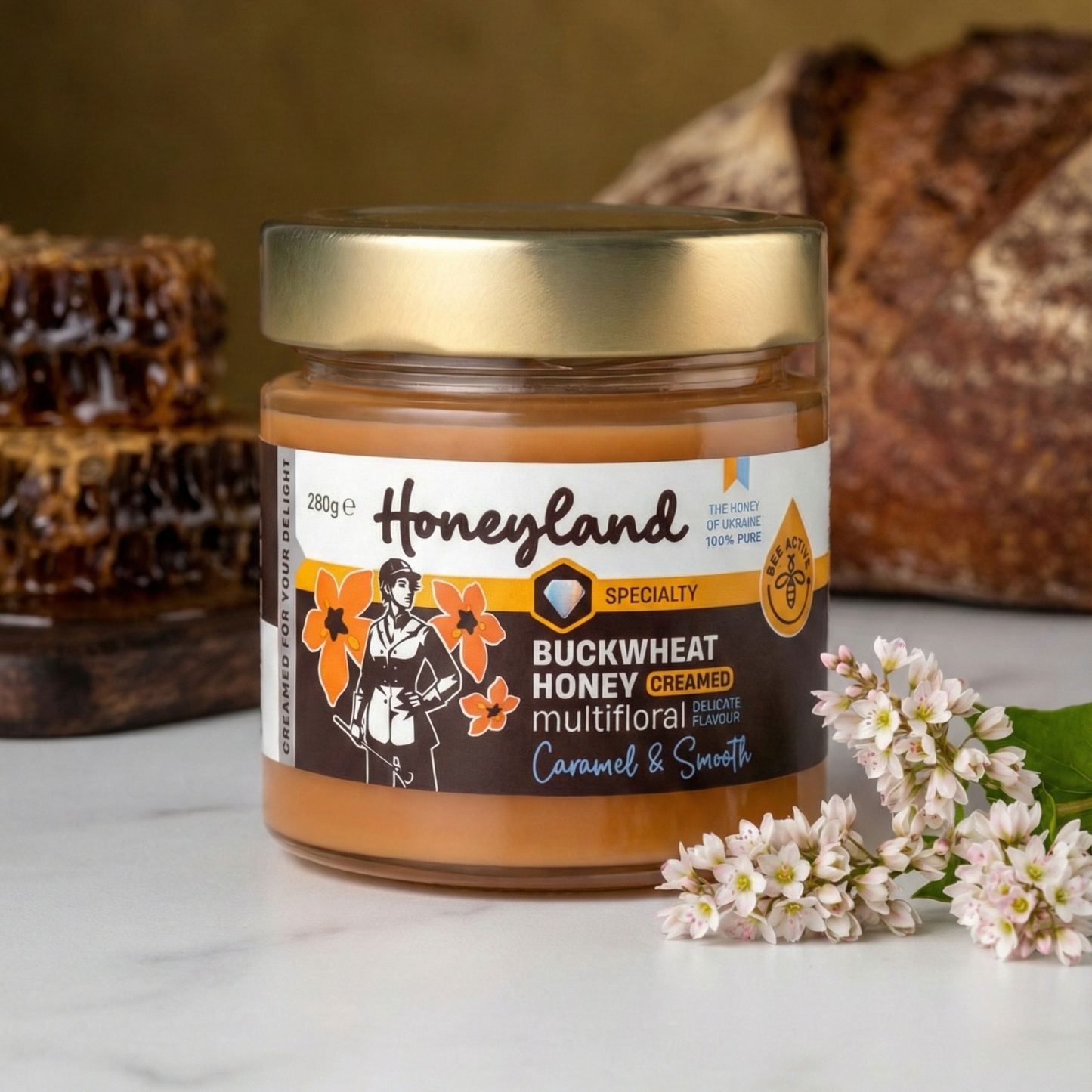 Buckwheat Specialty Creamed Honey