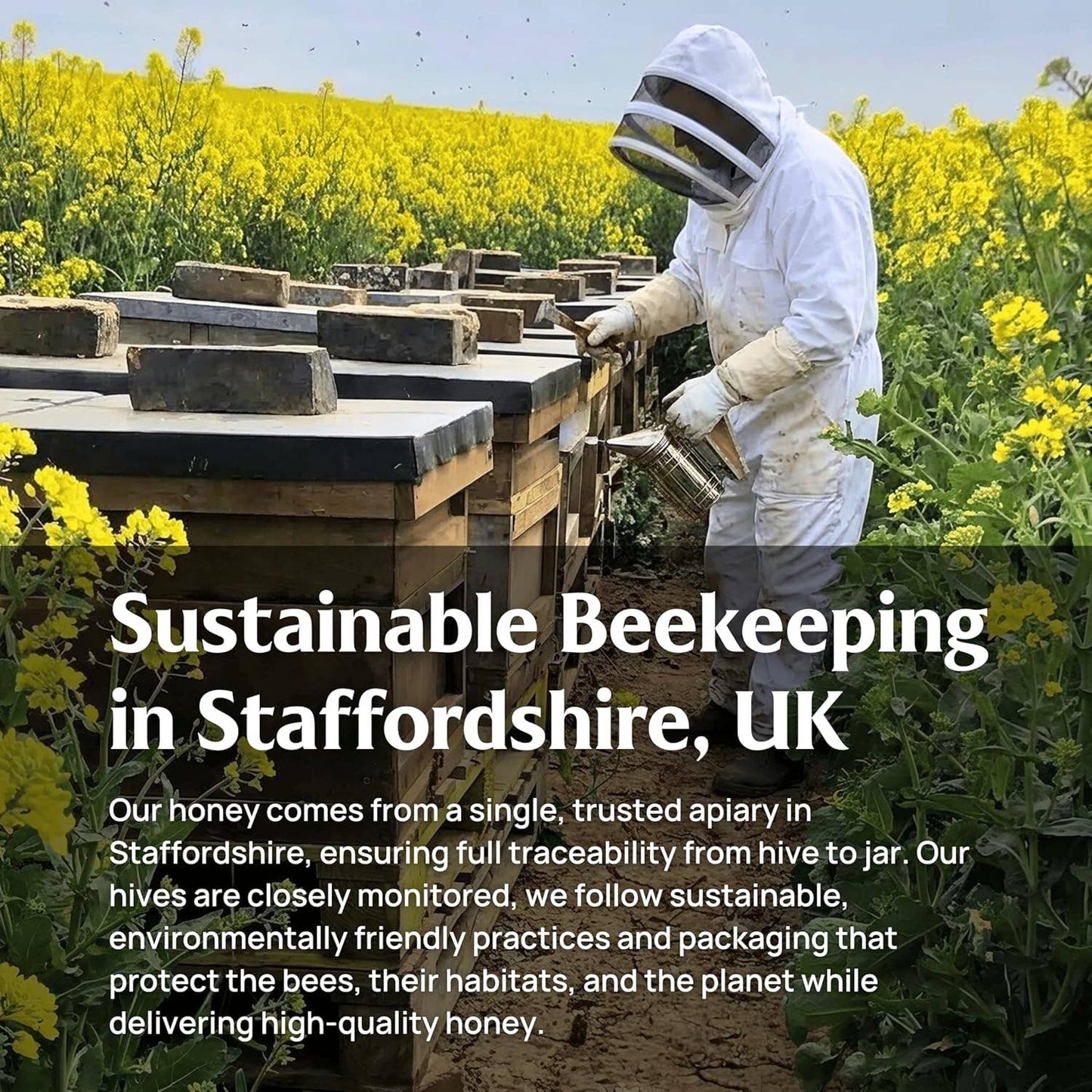 British Raw Wildflower Honey