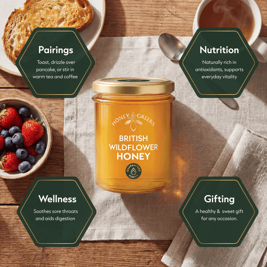 British Raw Wildflower Honey