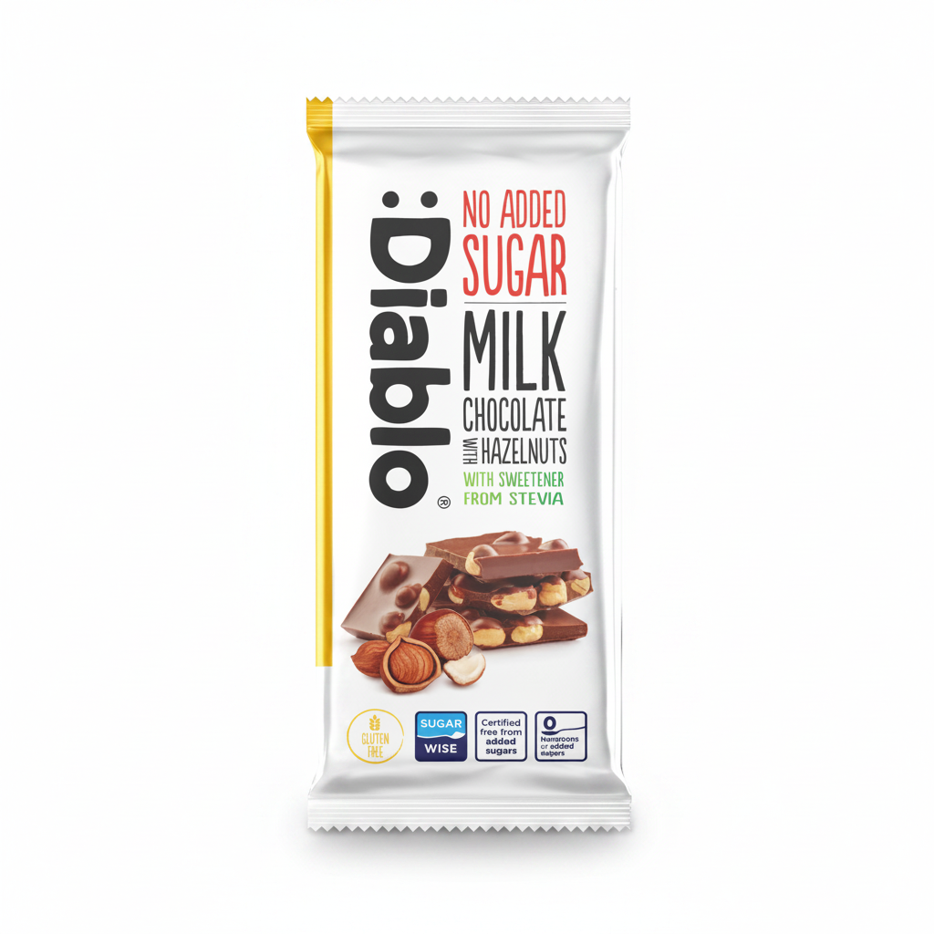 Diablo Stevia Milk Hazelnuts